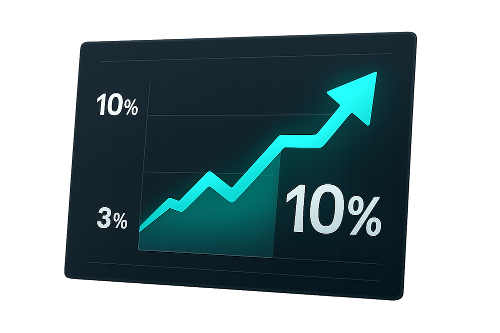 Gráfica de análisis de alta conversión